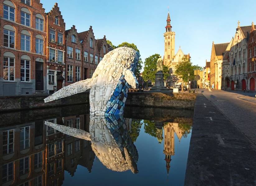 5噸海洋垃圾做成的“鯨魚”雕塑，環(huán)保與藝術的完美結合（組圖）