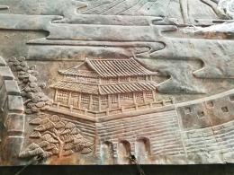 hj2748 大型鍛銅浮雕——長城_大型鍛銅浮雕——長城_濱州宏景雕塑有限公司