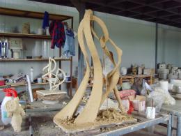 hj1714 不銹鋼雕塑—舞 小稿_青島國際服裝城不銹鋼雕塑、石雕、玻璃鋼雕塑_濱州宏景雕塑有限公司