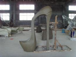 hj1717 玻璃鋼雕塑-美人之座 泥塑_青島國際服裝城不銹鋼雕塑、石雕、玻璃鋼雕塑_濱州宏景雕塑有限公司