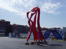 hj1731 不銹鋼雕塑—舞_青島國際服裝城不銹鋼雕塑、石雕、玻璃鋼雕塑_濱州宏景雕塑有限公司