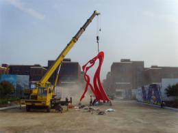 hj1746 不銹鋼雕塑-舞_青島國際服裝城不銹鋼雕塑、石雕、玻璃鋼雕塑_濱州宏景雕塑有限公司